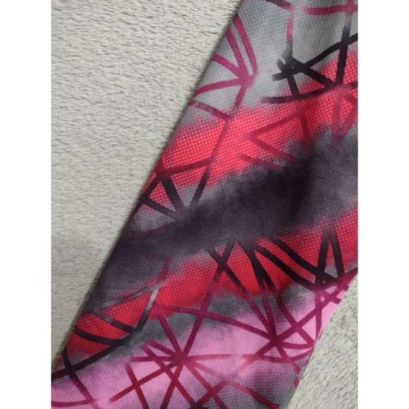 FILO Athletic Tee Women's Small Stretchy 1/4 Zip Black Red Pink Geometric Print - Picture 11 of 11